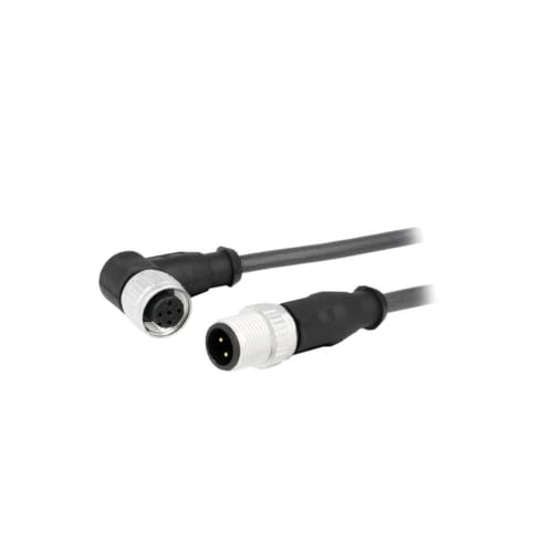 Câble pour capteurs et cordon d'automatisation M12-M12 4 PIN 1m