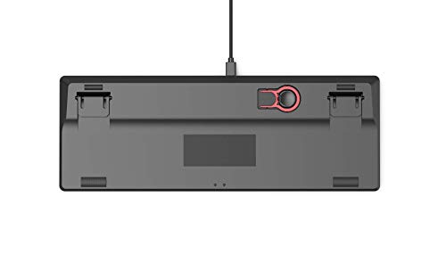 Glorious Custom Gaming Keyboard - Gmmk 85% Percent Tkl Barebone - Usb C Wired Mechanical Keyboard Kit - Rgb Hot Swappable Switches & Keycaps - Black Metal Top Plate #TOP3