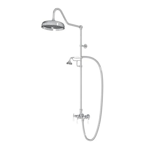 Image of Abbey 10 x 34 1 /2 Shower Faucet Set with Handshower, Chrome