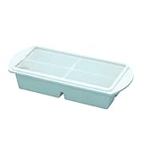 per zuppe e congelatore – 2 contenitori grandi in silicone, per congelatore per la preparazione dei pasti, design durevole con rilascio facile | per congelare la cottura, la salsa, il br