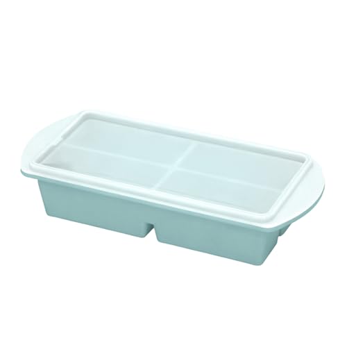 per zuppe e congelatore – 2 contenitori grandi in silicone, per congelatore per la preparazione dei pasti, design durevole con rilascio facile | per congelare la cottura, la salsa, il br