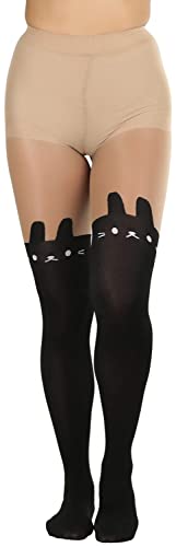 Image of ToBeInStyle Women's Cute Thigh High Printed Character Tights