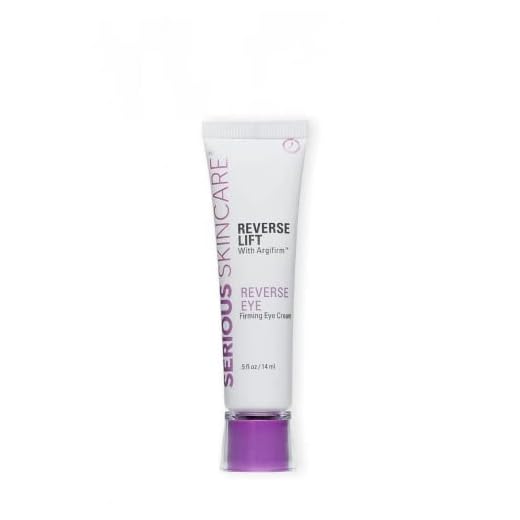 Serious Skincare Reverse Lift Firming Eye Cream – Argifirm Lifting Complex – Temporarily Lift & Firm Eye and Brow Area - Peptides – Seaweed Extract - Tighten - Lift - Firm - 0.5 oz.