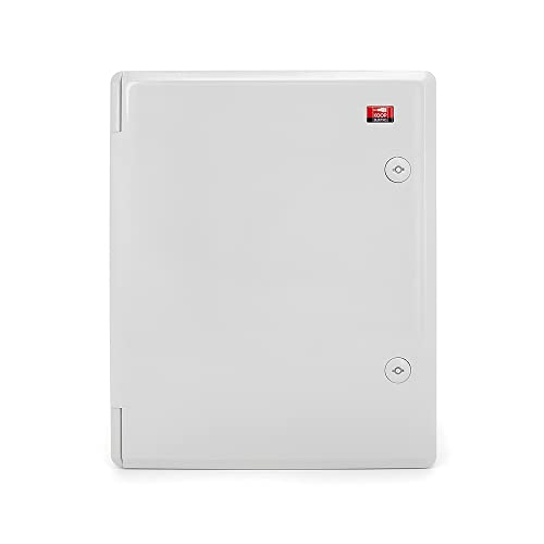 KOOP Armoire de distribution industrielle IP65, plaque galvanisée, joint périmétrique, boîtier mural, boîtier vide ABS, 420 x 520 x 190 cm, 42 x 52 x 19 cm