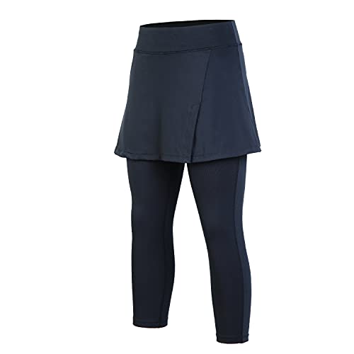 ANIVIVO Skirted Legging for Women, Yoga Legging with Skirts &Women Tennis Leggings Clothes Pockets