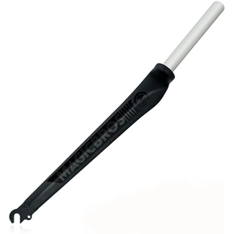 DHNCBGFZ Aluminum Alloy Rigid Fork 700C Road Bike Rigid Fork 1-1/8" Straight Tube Quick Release 9x100mm Front Fork C Brake Cover