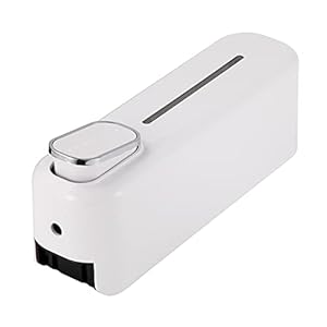 Bath Guru ABS 350 Ml Handwash Soap Shampoo Sanitizer Liquid Soap Dispenser for Bathroom Kitchen (1, Slim White)(Plastic)