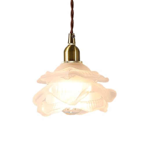 Lampe à suspension simple E14 avec vis pour lustre de chambre