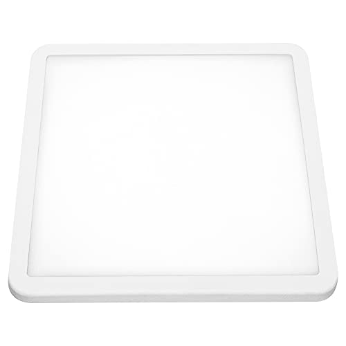 Plafonnier LED carré blanc 15W froid spot encastrable orientable plafond - 2