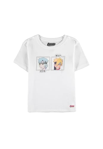 Boruto: Naruto Next Generations - Camiseta de manga corta para niño, Blanco, 12 años