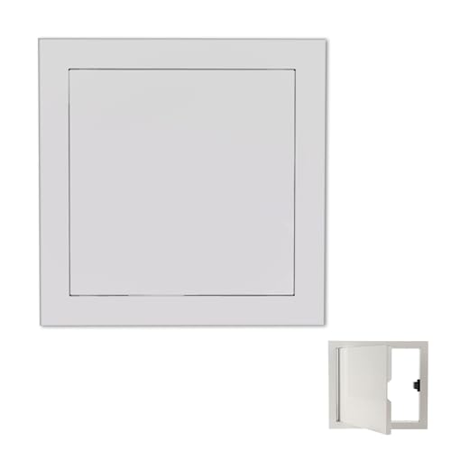 Panel de acceso blanco de aluminio de 35x55 cm para tapar registros eléctricos feos 2
