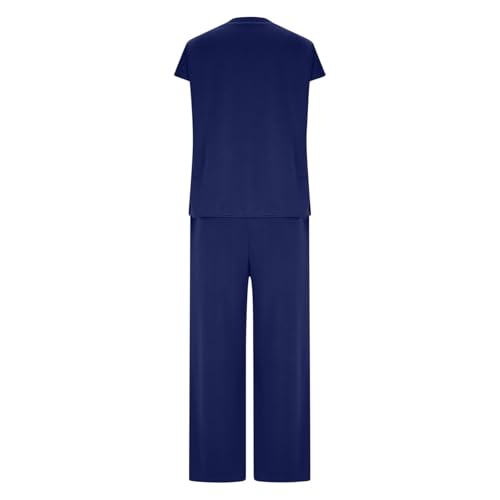 Ensemble d'été pantalon jambes larges pour masquer les complexes - 4