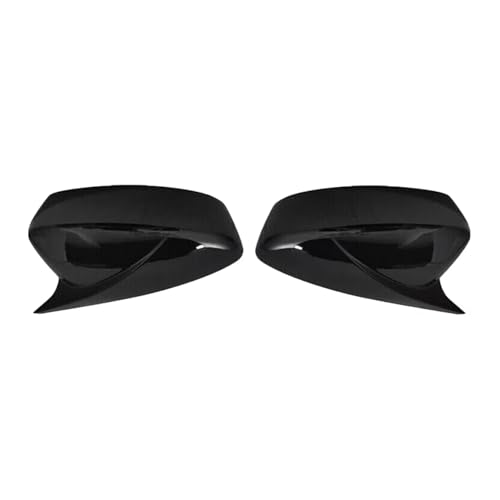 Carcasa Retrovisor para Mazda 3 para Axela 2020 2021 2022 2 Piezas Tapas Cubierta Espejo Retrovisor Lateral Tapa Cubierta Espejo Retrovisor Cubierta del Espejo Retrovisor(Glossy Black)
