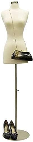 Image of Loop Group Female Mannequin - Female Mannequin with Metal Base Plate Premium Store Display Dummy Model Hanger Dress Kurti Display Stand