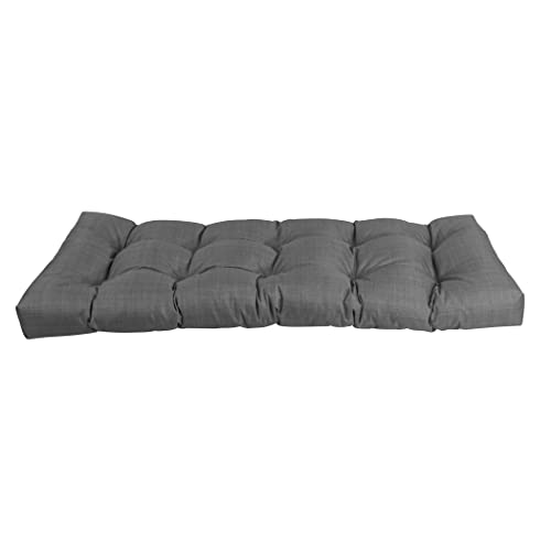 Blazing Needles Indoor/Outdoor Tufted Bench Cushion, 46