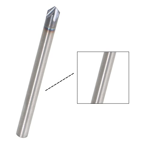Image of kimllier 5Pcs 1 /8 Inch 4 Flute Helix Carbide Square End Mill Tialn Coated 90 Degree CNC Square Nose End Mill Bits Straight Shank Drill Bits