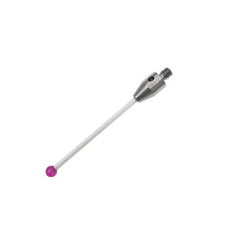 Image of CMM Touch Probe Stylus 4mm Ruby Ball Tips M4 Thread Ceramic Stem 50mm Long A-5003-4799