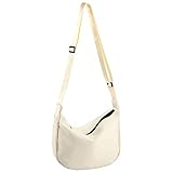 Materiale di alta qualità: la borsa a tracolla è realizzata in tessuto di nylon Oxford, resistente all'usura. Due cerniere sono lisce e uno scomparto interno è incluso. La superficie è idrorepellente, non importa se un po 'di acqua viene spruzzata, verrà ripristinata dopo aver asciugato con un tovagliolo di carta e non è facile penetrare e bagnare il contenuto della borsa.