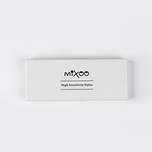 Mixoo Smart Pen,Disc & Fiber Tip 2 in1 Series,Capacitive Stylus Tip,High Sensitivity & Precision,Stylus Pens for Touch Screens (Space Grey)