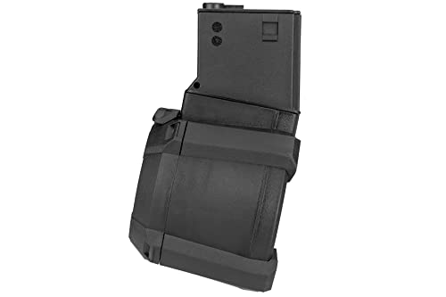 Lancer Tactical 26 Round Metal Steel Green Gas Airsoft Magazine for Glock Version x WE-Tech Galaxy GX001 (Color: Black)