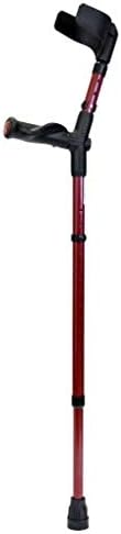 Walk Easy Forearm Crutches w/Half Cuff Anatomic Grip Model 496 (Pair) (Midnight Blue)