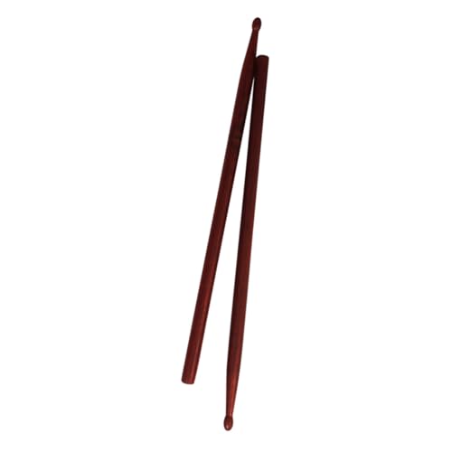 Baquetas de madera Zerodeko para batería, cuerpo redondo y suave, livianas, con mango antideslizante para práctica y actuación miniatura 7