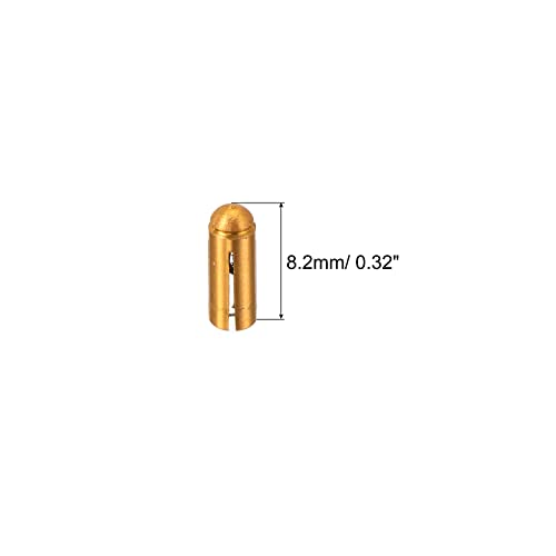 PATIKIL Dart Flight Protectors, Aluminum Alloy Dart Accessories Wing Savers for Steel & Plastic Flights - 9 Pack (Gold Tone) - Image 2