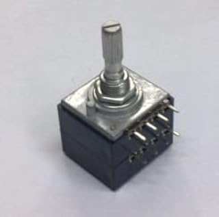 2PCS/LOT Potentiometer RH2702, Live Resistance Type 100KAX2, Shaft Length 25MM