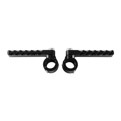 Repose-Pieds Avant pour BMW R1300GS Noir Argent Accessoire Moto Trail CNC 25mm
