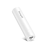 EnergyQC Portable Charger 5000mAh,Fast Charging Power Bank with 5V/2.4A Output,Ultra-Compact Battery Pack Compatible with iPhone,Samsung Galaxy,Airpods and More-White