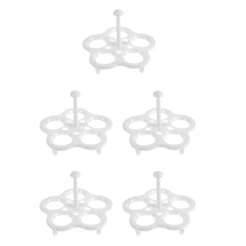 TOPPERFUN 5 Sätze Eierdampfer Eierhalterregal Dampferstand Dampfgarständer Für Den Haushalt Gestell Essensstand Beheizen Ständer Zum Dämpfen Von Eiern Dampfständer Plastik Weiß 2 Stücke * 5