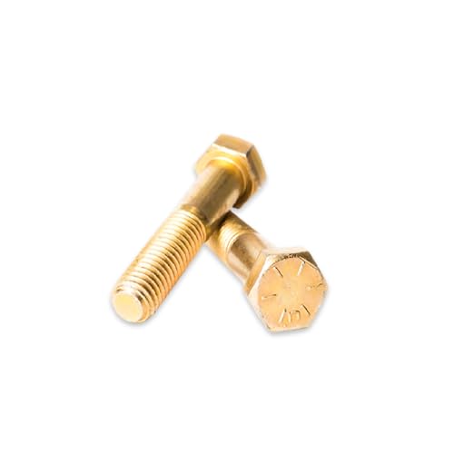 m6-1.0 Grade 8.8 Metric Flange Bolts Yellow Zinc Qty 1 Length 30 Mm Heavy Duty Fasteners Hardware Set Industrial Fastening Assortment Construction