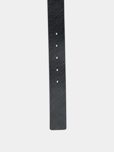 Calvin Klein Store Calvin Klein Textured Black Leather Classic Belt - Image 5