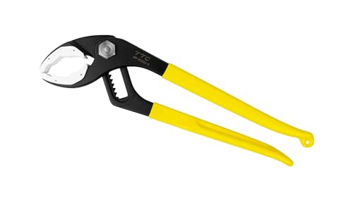 Tsunoda WP-300SC-S Non-Marring Soft Jaw Water Pump Pliers Replaceable Jaw Pads Built-In Spring 12-Inch
