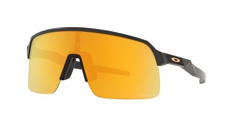 Oakley Lunettes de soleil unisexes, Carbone mat/Prizm 24 carats, 39
