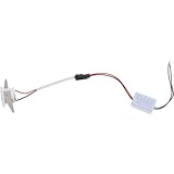 LED haute luminosité : cette lampe offre un éclairage vif et clair, mettant en valeur les objets dans la vitrine. mini spot, accessoire pour vitrine
