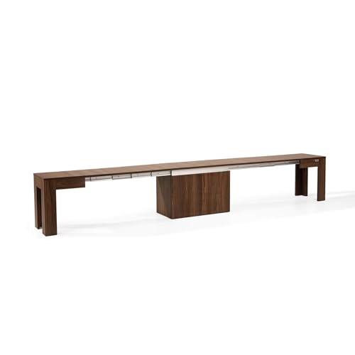 Mobili Fiver, X Extendable Bench 67,5(292) x35,6 cm, Canaletto Walnut
