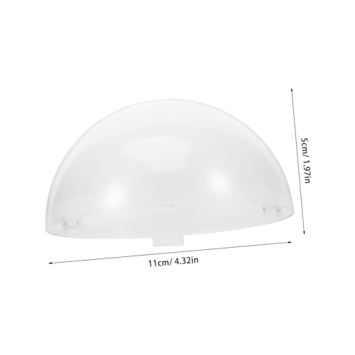 Carcasa transparente para cámaras de seguridad con protección impermeable acrílica 7