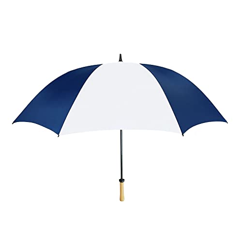 Natico Spectrum Auto-Open/Close Umbrella, Navy Blue & White (60-42-NBL-WH)