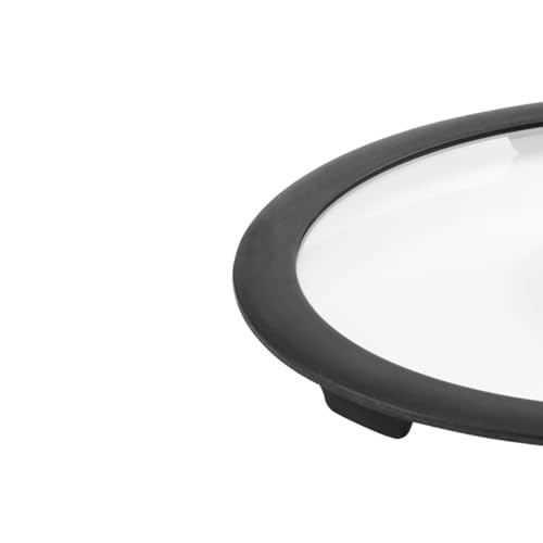 Lagostina Ingenio Induction Coperchio in Vetro e Silicone, Nero e Trasparente, 24 cm - Immagine 2