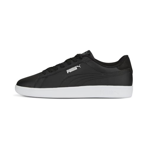 Puma Smash 3.0 L Unisex Sneaker , Puma Black Puma Black Puma White, 45 EU