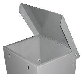 Little Giant HGFS SNG Door Hog Feeder, 50 lb, Gray