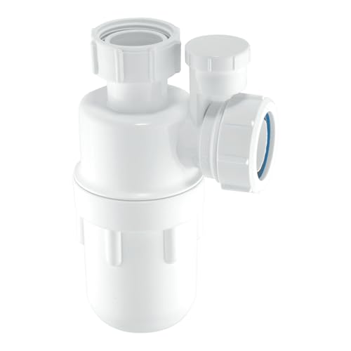 McAlpine C10V 1.5-Inch Anti-Syphon Bottle Trap - White