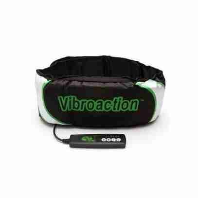 Cinturón Masajeador Adelgazante Eléctrico Vibroklackaction | Tonificación con Vibración y Calor Moderado | Mando Integrado y Bolsa de Transporte
