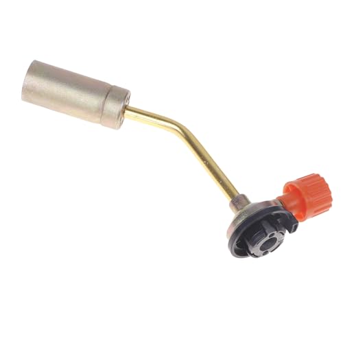 1 soplete de llama ajustable para camping, barbacoa, soldadura, resistente al agua, portátil, de metal, con boquilla de soldadura