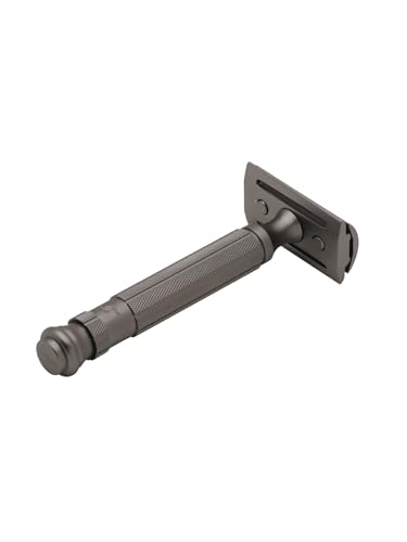 Image of Pearl Shaving Double Edge Safety Razor L-55 (Close Comb) Graphite Black