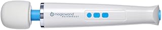 Magic Wand Waterproof HV-360 – Cordless Fully Submersible 4-Speed, 4 Patterns Handheld Vibrator & Personal Massager for Women, Men, & Couples – IPX7 Rated with Flexible Silicone Head