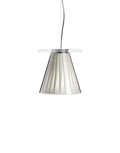 Kartell Light-Air Lampada a Sospensione, Cristallo Beige, Classica