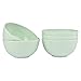 Ciotole in plastica, infrangibili, adatte per alimenti, leggere, riutilizzabili, stoviglie, frutta, snack, ciotole da campeggio, per bambini e adulti (verde)