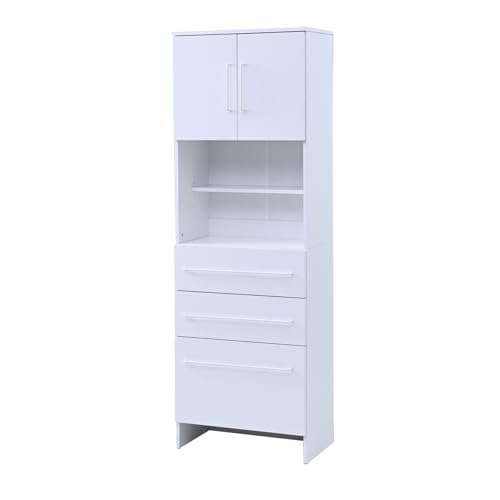 [RP] B[ h[bN 60.5×s34×182cm Tj^[bN ʏ [bN `FXg o[ zCg ASR-1860(WH)